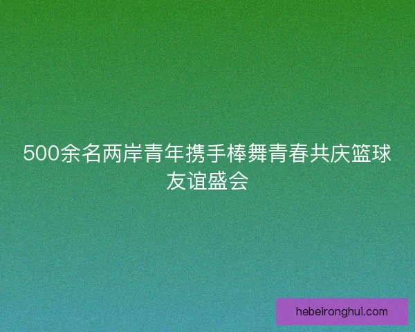 500余名两岸青年携手棒舞青春共庆篮球友谊盛会